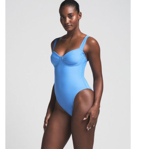 SKIMS NWT Signature swim Underwire One-piece S - Picture 2 of 9
